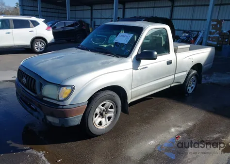2004 Toyota Tacoma из США, поврежденный, VIN 5TENL42N04Z377950